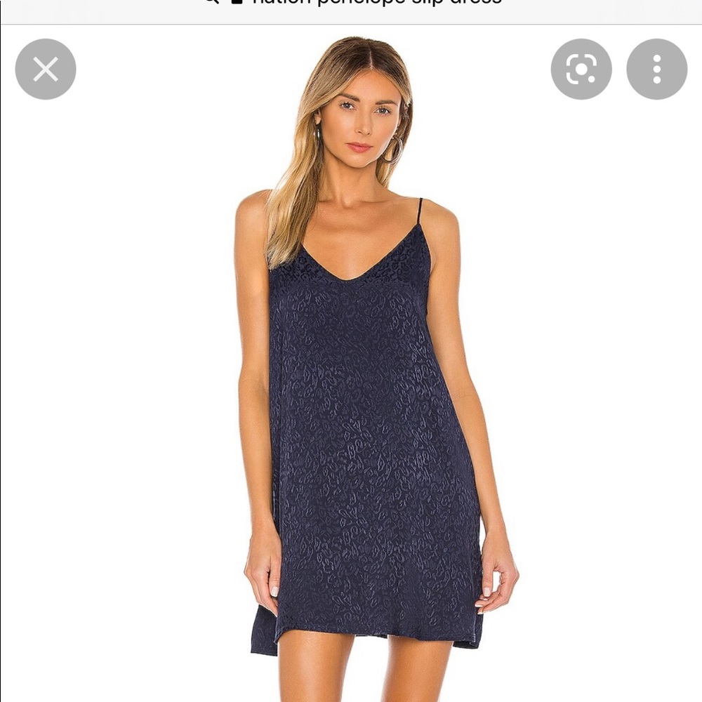 Nation LTD Penelope V Back slip dress